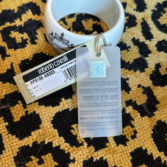ROBERTO CAVALLI BANGLE CUFF-NEW W TAGS - Picture 4 of 6